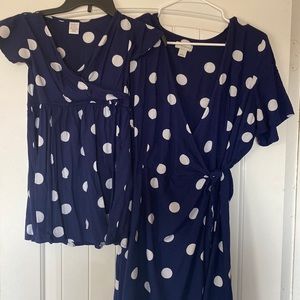 Mom and daughter dress